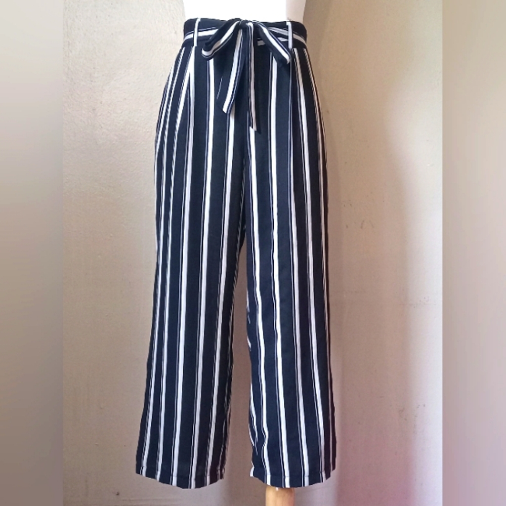 #83 Black Striped A. Byer Pant